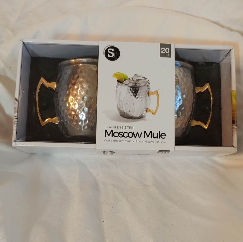 S1 Stainless Steel 20 oz Moscow Mule Set of 2